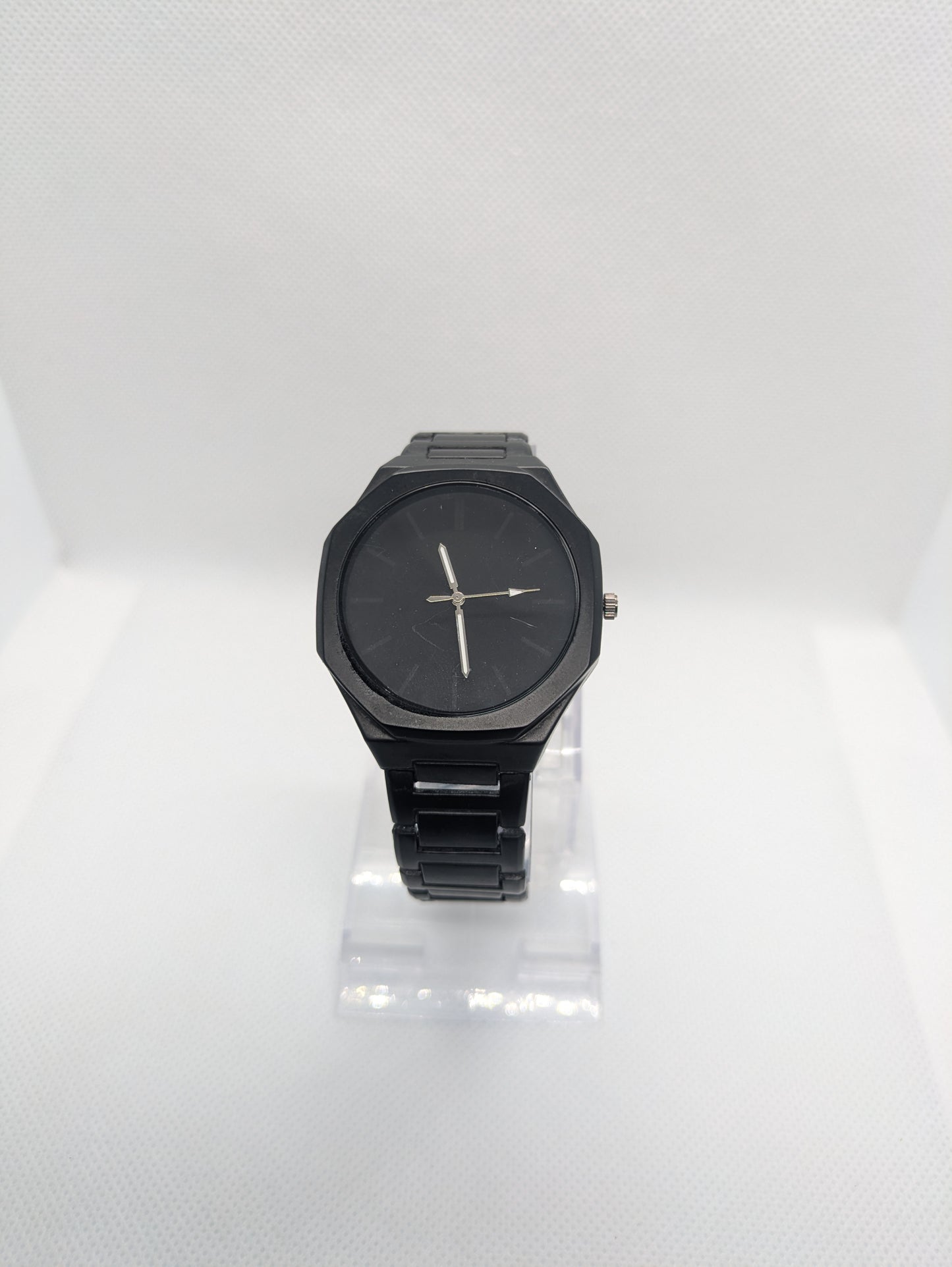 Full Black Steel Men’s Luxury Watch – Premium Minimal Design